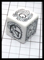 Dice : Dice - 6D - Q Workshop 10th Aniversary Dice White - eBay Nov 2016